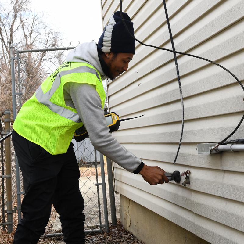 The information our meter readers collect through the outside remotes provides the data we need to calculate your water bill.